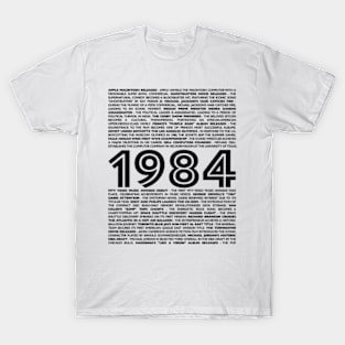 1984 Rewind Collection: Embrace Your Birth Year with Timeless Moments T-Shirt